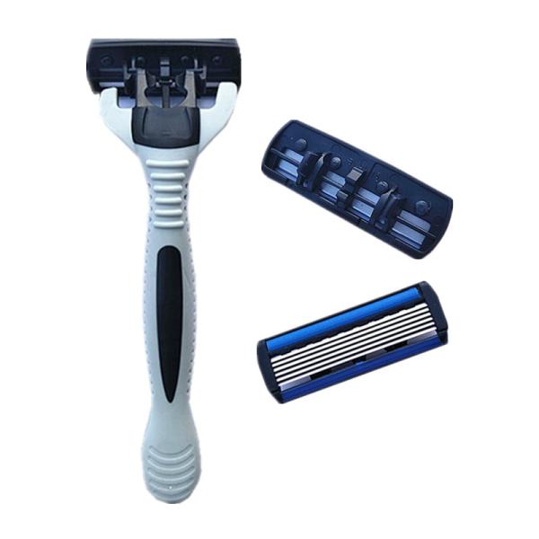 Six Blades Razors Face and Body Hair Removal Razor Pack for Women