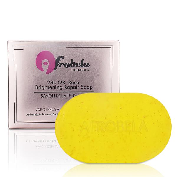 Sabão de banho orgânico da marca própria para a Anti-acne 24K Rose Brightening Soap da cara