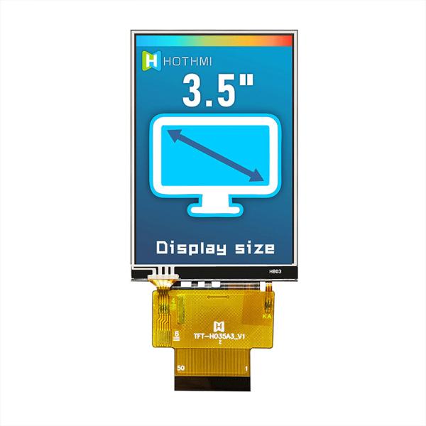 Модуль дюйма TFT LCD вертикали 3,5, многофункциональный экран TFT емкостный