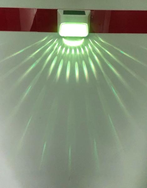 A jarda posta solar impermeável do jardim IP65 ilumina 150 MAH Outdoor Mini Monocrystalline