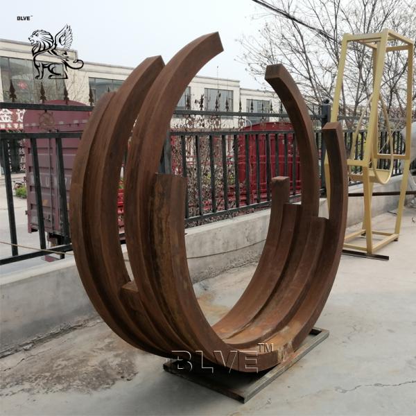 Corten Steel Sculpture Stainless Steel Abstract Large Outdoor Art Metall Garden Decoration