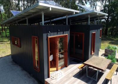 Casa modular do recipiente do padrão elevado, casa luxuosa do contentor da casa pré-fabricada do projeto