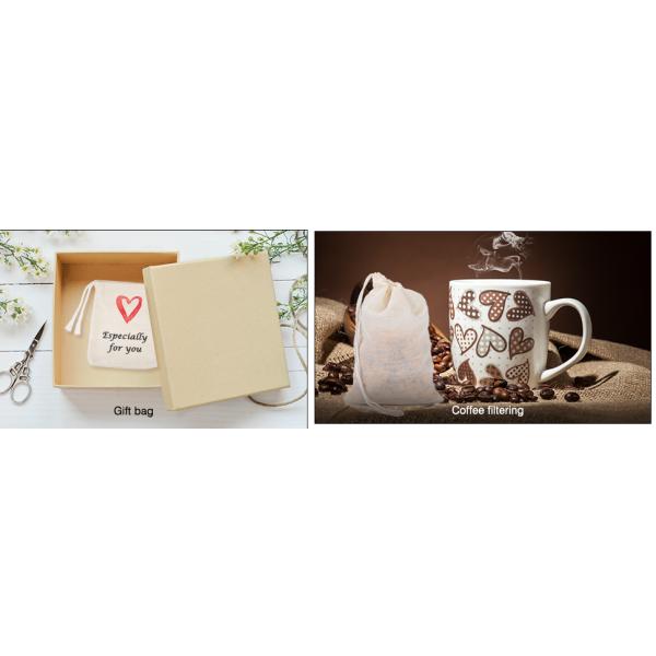 Reusable ECO Friendly 100% Cotton Double Drawstring Muslin Bags,Linen Gift Sachets Favors Pouches Party Wedding Jewelry