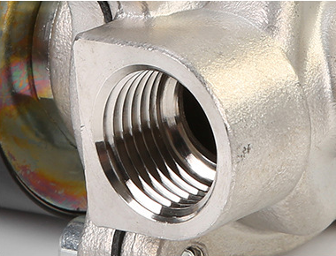 Normally Closed Solenoid Pneumatic Valve / Thread Water Solenoid Valve 1/2