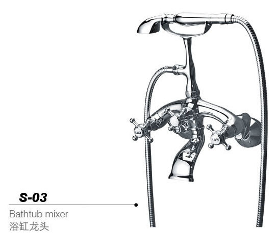 Bathtub mixer,Faucet   S-03 chrome