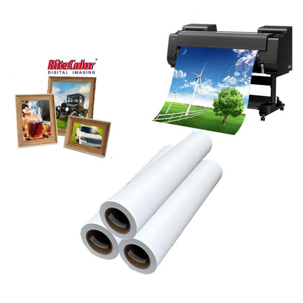 Premium Waterproof 260gsm Pigment Dye Inkjet RC Satin Photo Paper Roll
