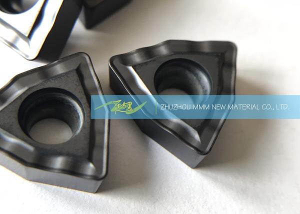 CNC Carbide Drill Inserts WCMT Triangle Serial With PG Chip Breaker