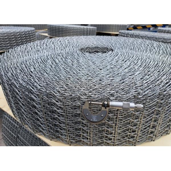 2mm Wire thickness 280M Galvanized Pipe Coating Welded Mesh For Offshore Gas Pipelines