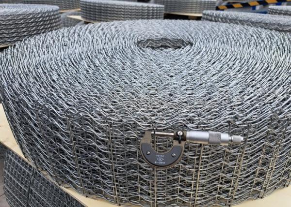 2mm Wire thickness 280M Galvanized Pipe Coating Welded Mesh For Offshore Gas Pipelines