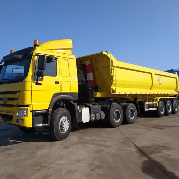 1 Mining Dumper Side Tipper / Rear Dumper Semi Trailer Dump Truck Self-dumping Not