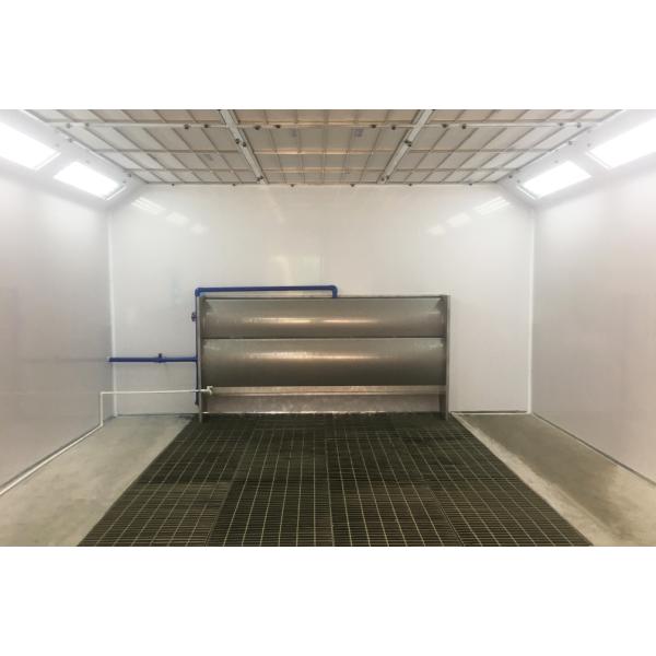 Water Curtain Paint Spray Booth , Water Wash Spray Booth For Sale
