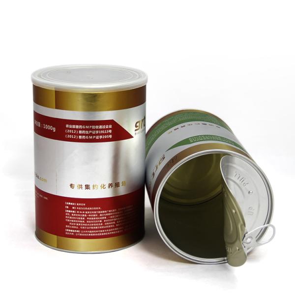 Роскошные подгонянные бумажные составные чонсервные банкы для порошка молока/питания пудрят упаковывать