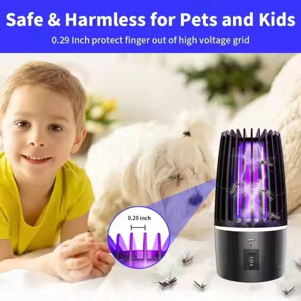 JZ USB Powered Rechargeable Household Electric Mosquito Repellent Smart Pest Control For Indoor Mosquito Repelente