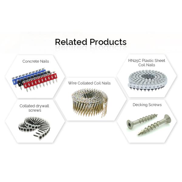 .120 x 3 1/4 прокладки 75mm бумажных Collated обрамляя ногти прокладки ногтей