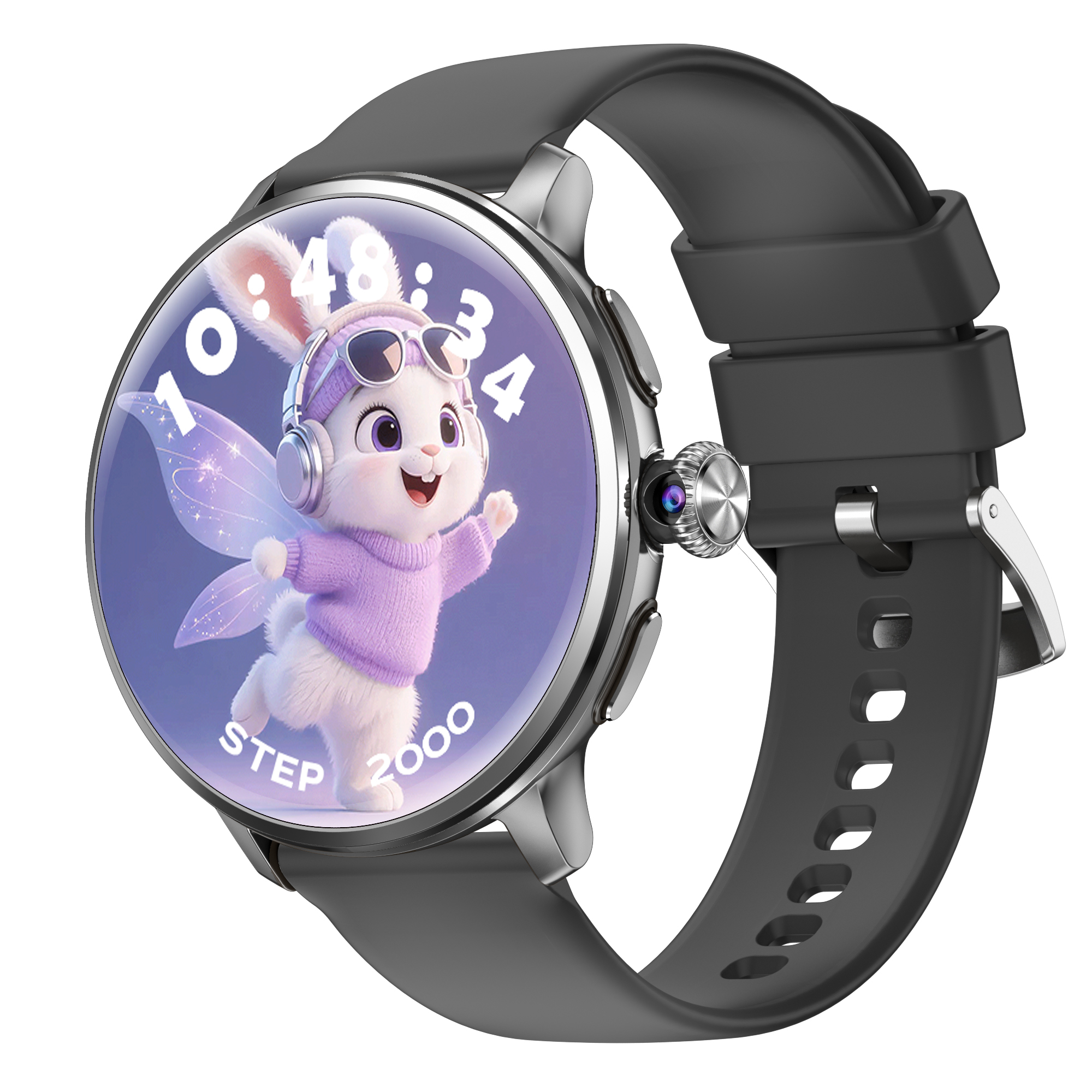 H88 4G Android Woman Smart Watch 1.6 Inch AMOLED 3+32GB NFC Sim Card Video Call IP68 Waterproof AI Voice Assistant Calendar