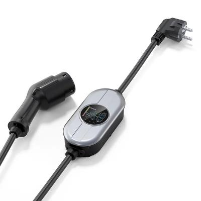 5m Or 7.4m Cable Portable EV Charging Station EV Charger 1 Phase AC 230V