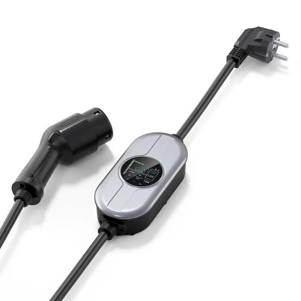 carregador portátil da estação de carregamento EV do cabo EV de 5m ou de 7.4m 1 C.A. 230V da fase