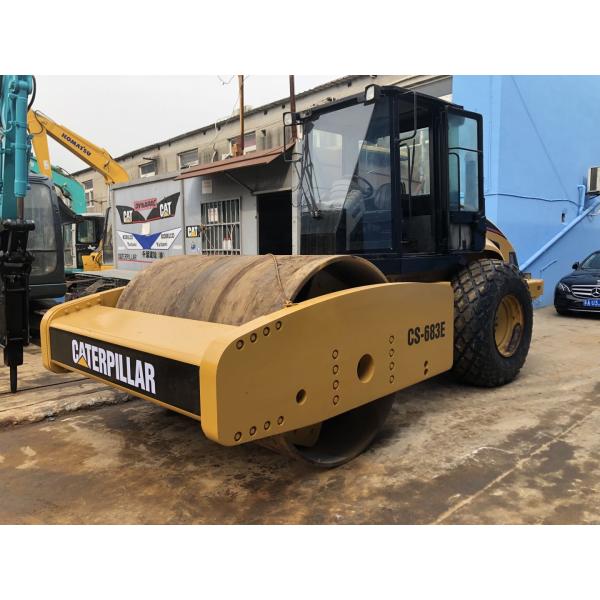 20T Caterpillar Second Hand Road Roller CA683E Cat Compactor