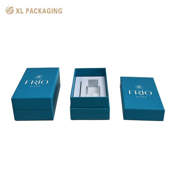 XL Packaging Custom Packaging Box Factory Customizable Aromatherapy Candle Cover Box Lid And Base Design Gold Foil Flat Cosmetics Packaging Matte Lamination Paperboard