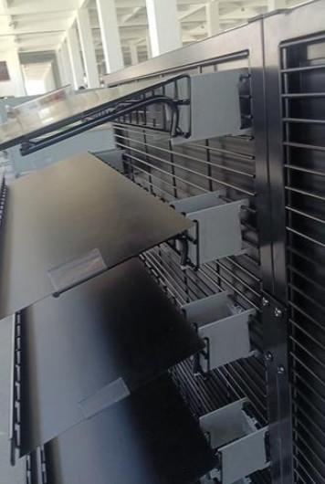 30 Width 9 Wire Shelves Retail Wall Fixtures Wall Mounted Retail Shelving