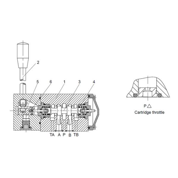 Manual 4 Way Hydraulic Directional Control Valve 1 Spool In Hydraulic System Mechanical