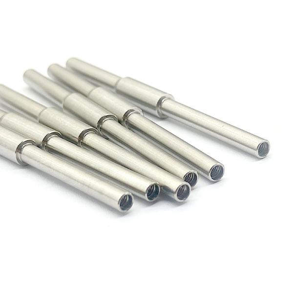 Precision Stainless Brake Shaft Pin Threaded Stainless Steel Stop Rod 5×58.5mm Machined Dowel Component