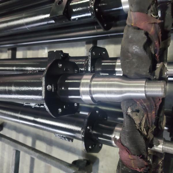 Axe droit 2500-3500Kg de remorque ronde d'OIN TS16949 50mm