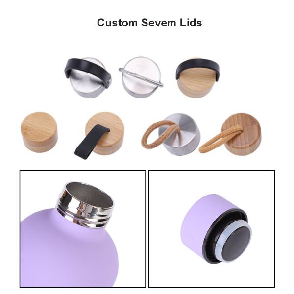 350/500/750/1000ML Eco-friendly isolé réutilisable en acier inoxydable Gym Bouteille d'eau de 1 litre Bouteille d'eau de sport en métal Protection de l'environnement