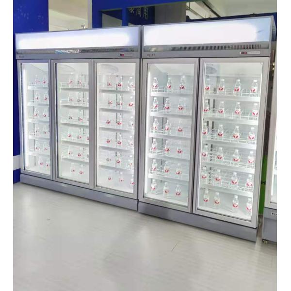Cold Drink 1260L Beer Upright Glass Door Freezer 220V To 240V