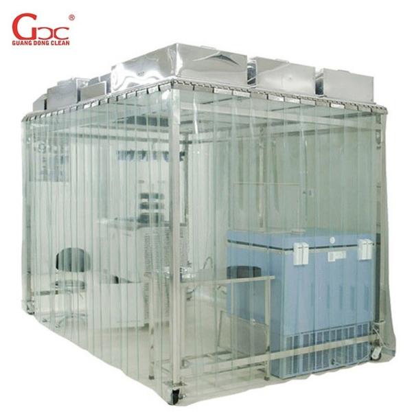 a classe 100 do fluxo laminar de 220V 50Hz pré-fabricou quartos desinfetados