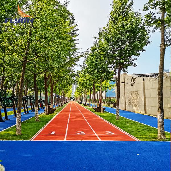 Professional No Smell Athletic Running Tracks EPDM Nature Rubber PU Binder