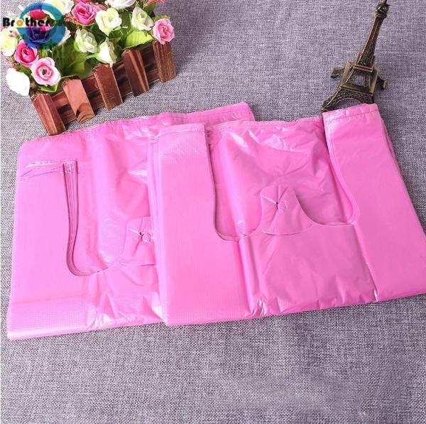 Cheap Custom HDPE/LDPE Plastic T-Shirt Shopping Bags Printing