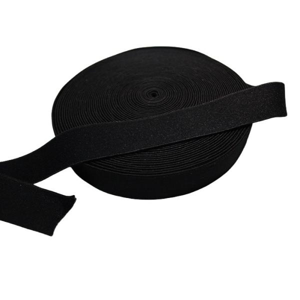 Wide 2 Inch 5cm Black Soft Nylon Elastic Waistband For Underwear