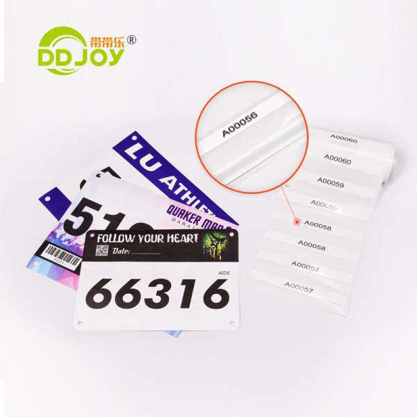 DDJOY Running Race Bibs Large Numbers and Safety Pins Included for Marathon Race Events
