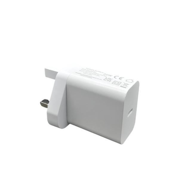 Заряжатель 110 стены телефона штепсельной вилки USB c - 240V 3 PD Pin 20W на iPhone 12 13 Pro