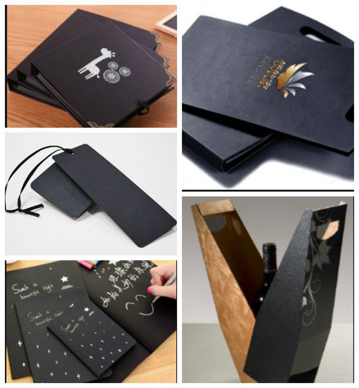 Чернота жесткости 300g Cardstock для картона покрашенной вручную книги толстого Чернота жесткости 300g Cardstock для картона покрашенной вручную книги толстого