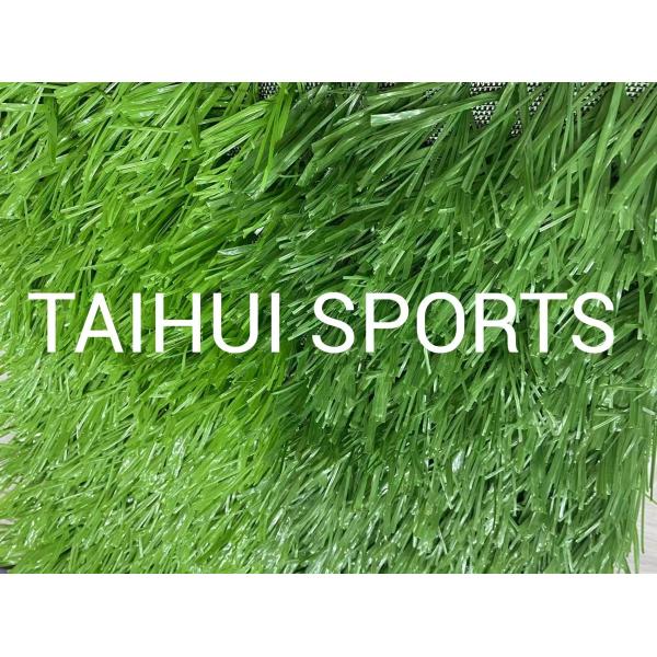 50mm Artificial Grass For Football Turf Eco Friendly Excellent Shock Absorption