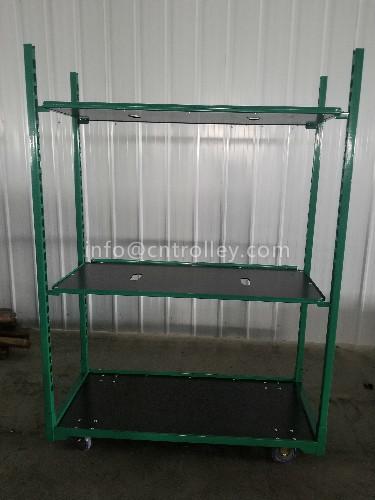 100kg/Shelf 1900MM Powder Coated Danish Trolley Shelves