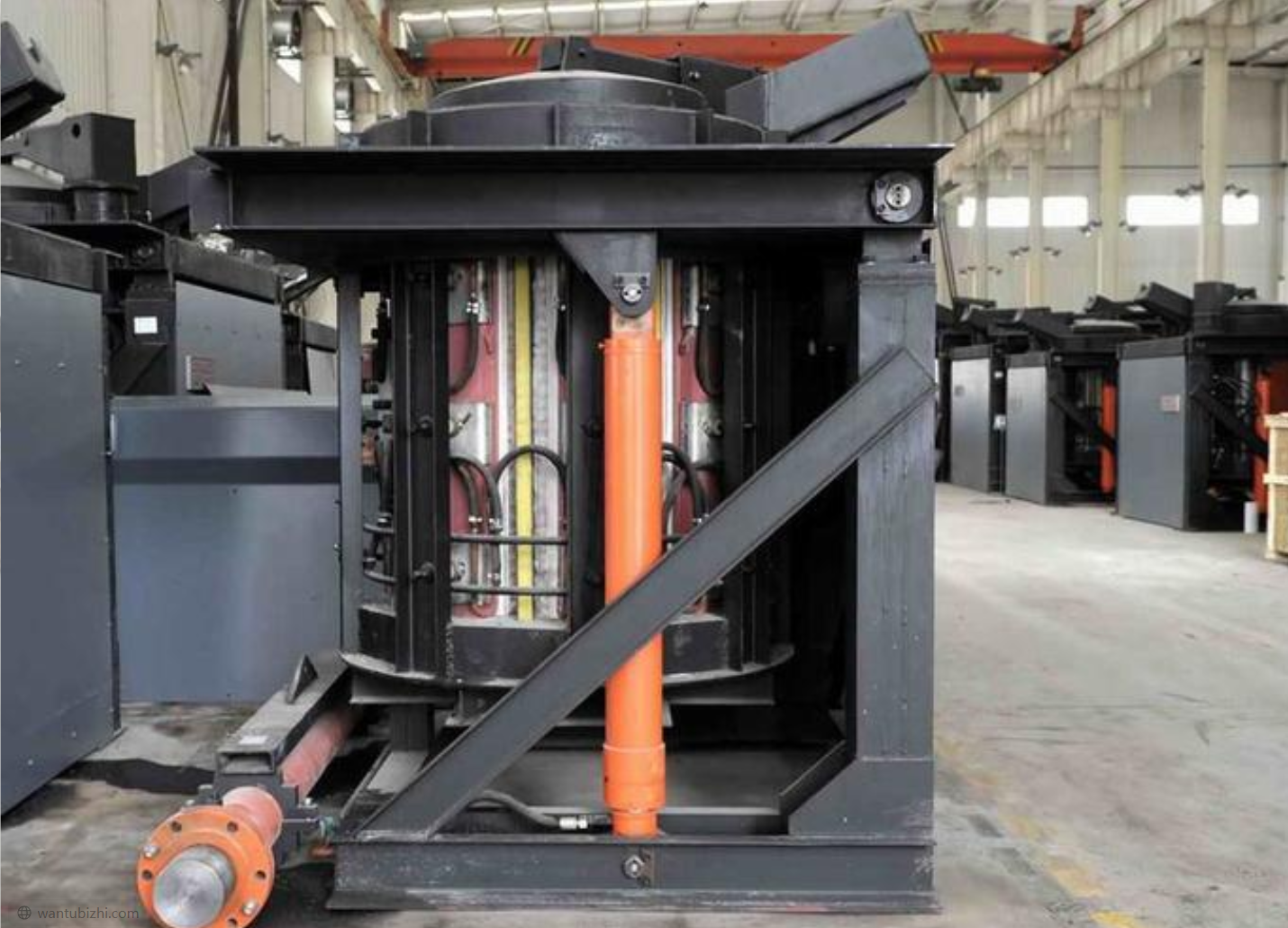 Medium Frequency Induction Lead Melting Furnace Electric / Gas Melting Furnace