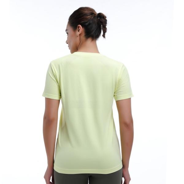 Mesh Panel Compression Short Sleeve Shirts Regular Fit Breathable