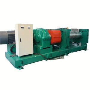 XK-300 Rubber Mixing Mill with Chilled Alloy Cast Iron Rolls Water Cooling and Auto Reversing Panel