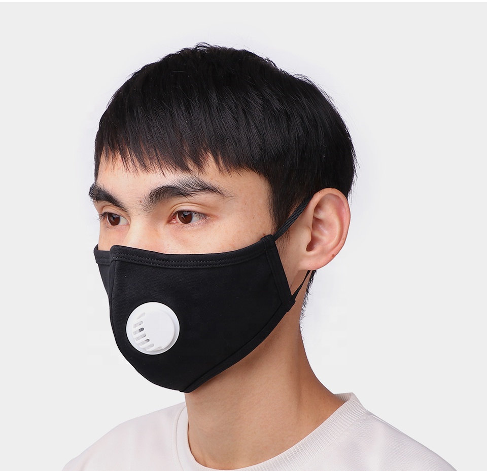 Антивируса маски хлопка иона SGS ISO earloop защитной маски Washable медного черный эластичный