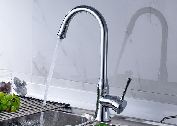 ROVATE Modern Design Single Handle Control Kitchen Faucet Durable Brass