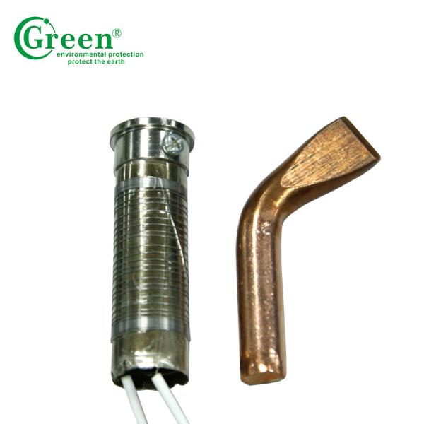Wooden Handle Industrial Soldering Iron 300-2000 ℃ 110V / 220V Lead Free Material