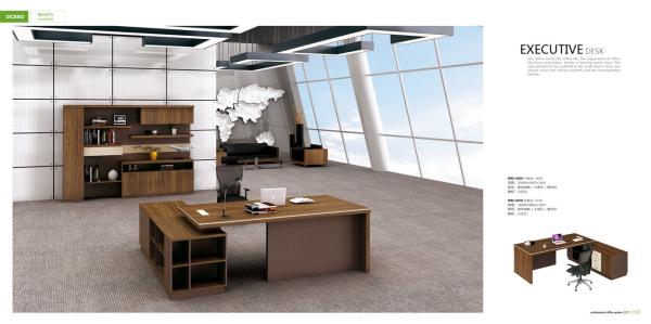 wholesale melamine office executive manager table furniture