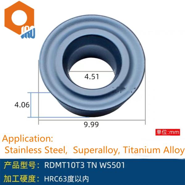 RPMW Milling Carbide Inserts HRA 89 Anti Deformation Resistance