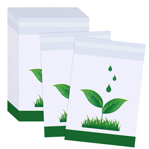 Biodegradable Disposable Car Trash Bags PLA Self Adhesive Portable Leak Proof Vomit Bags White Cartoon Trash Bags