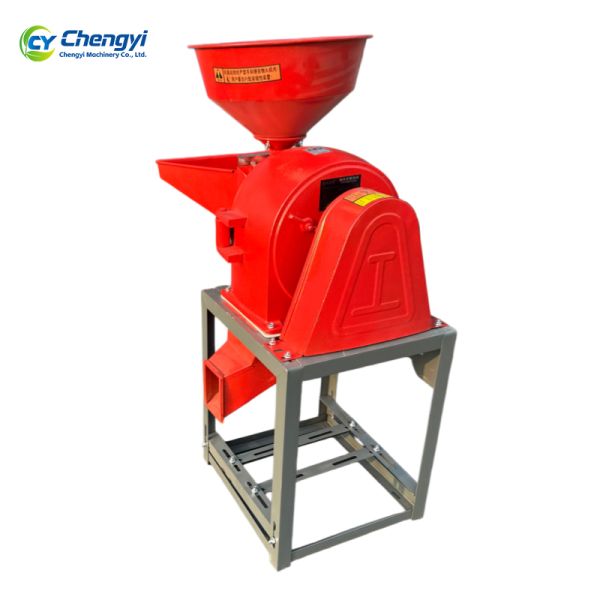 Durable Iron Crusher Grinder 100-150kg/h Capacity 220V Motor Feed Grinder Pulverizer Machine