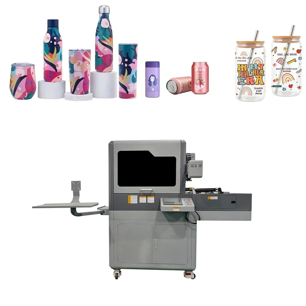 High Speed Cylinder UV Printer 360 Cylinder UV Cylinder Printer