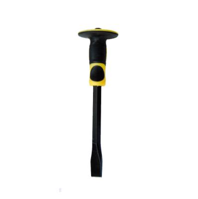 Professional Masonry Chisel With Hand Guard 12 inches Heavy Duty Flat End Rock Chisel